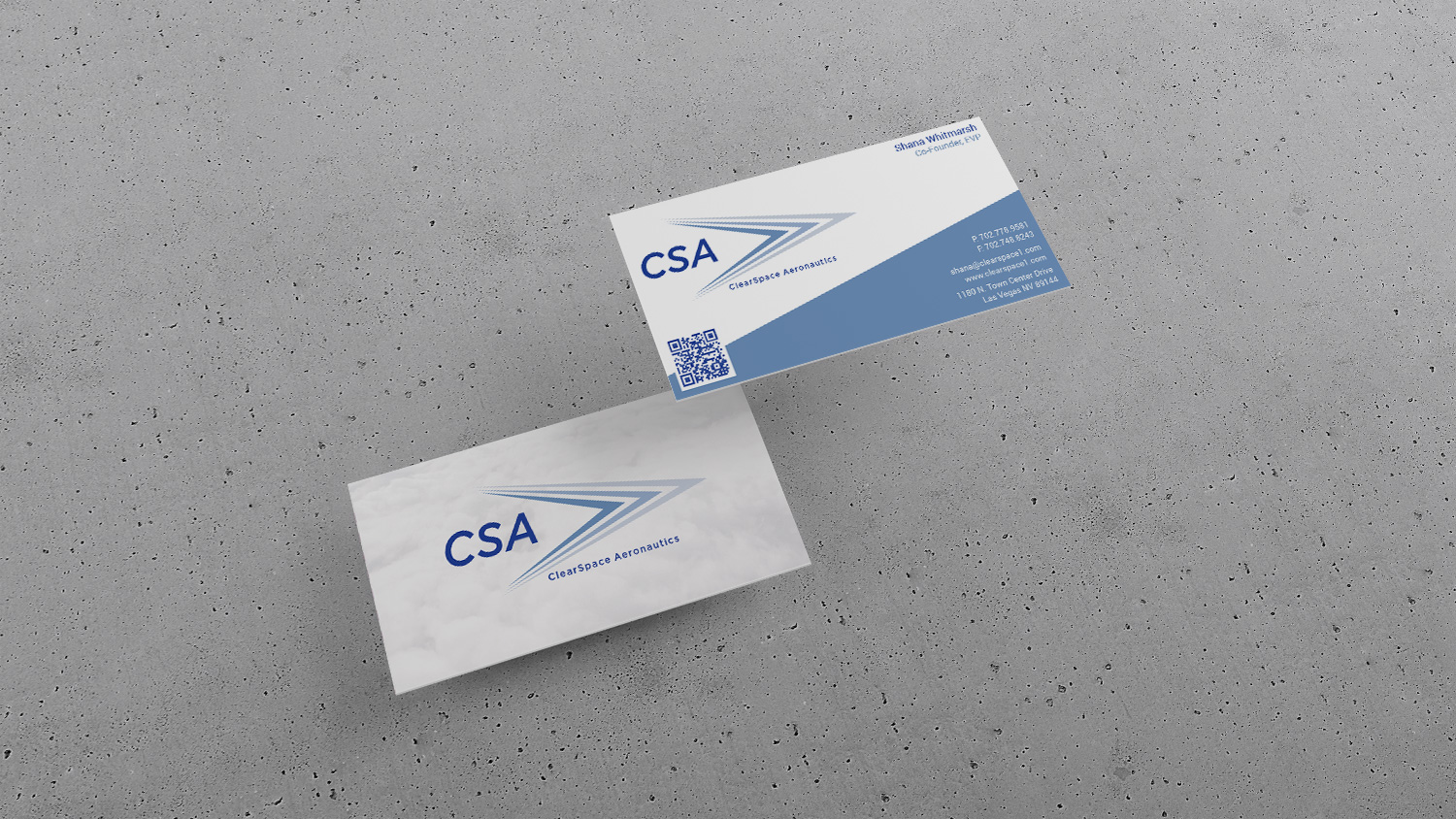 Chromacor designed CSA's business cards