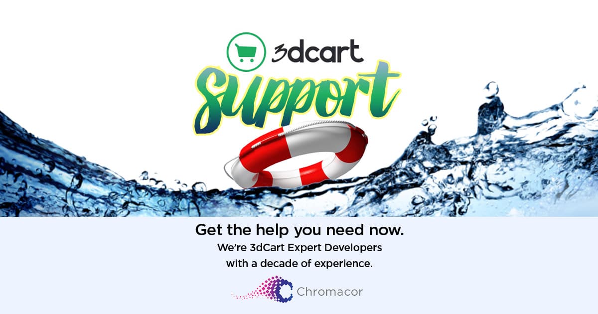 Get 3dCart Support Now from Chromacor - 3dCart Expert Design and Development Partners with a Decade of Expertise