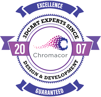 Since 2007, Chromacor has been a 3dCart Platinum Design & Development Expert