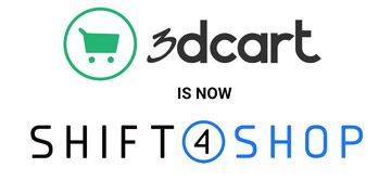 3dCart is now Shift4Shop - image of both logos